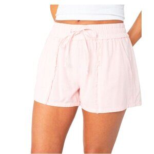Celebrity Pink Women's Linen Shorts, 3" Inseam Size XL